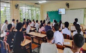 PAF holds CAMPUS PEACE DEVELOPMENT ROOM-TO-ROOM CAMPAIGN at PCSHS